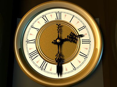 Grandfather Clock Closeup